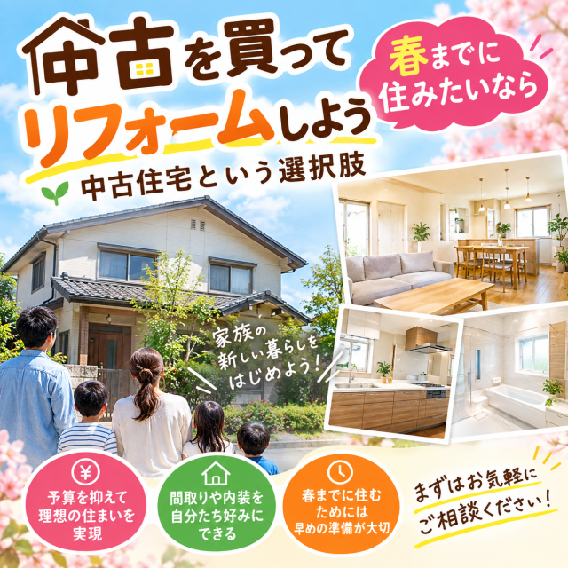 中古を買ってリフォームしよう