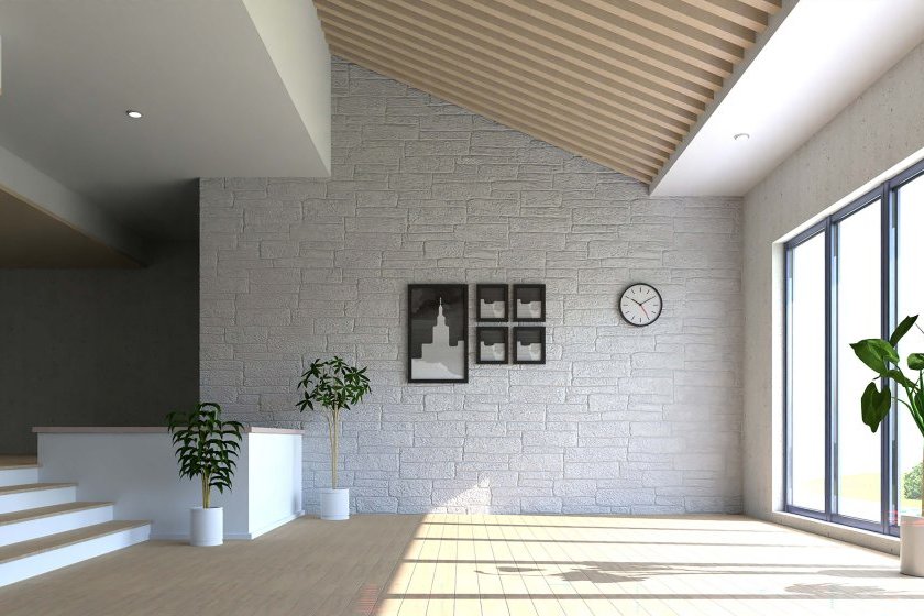 壁紙とアクセントクロスによる視覚的アップデート