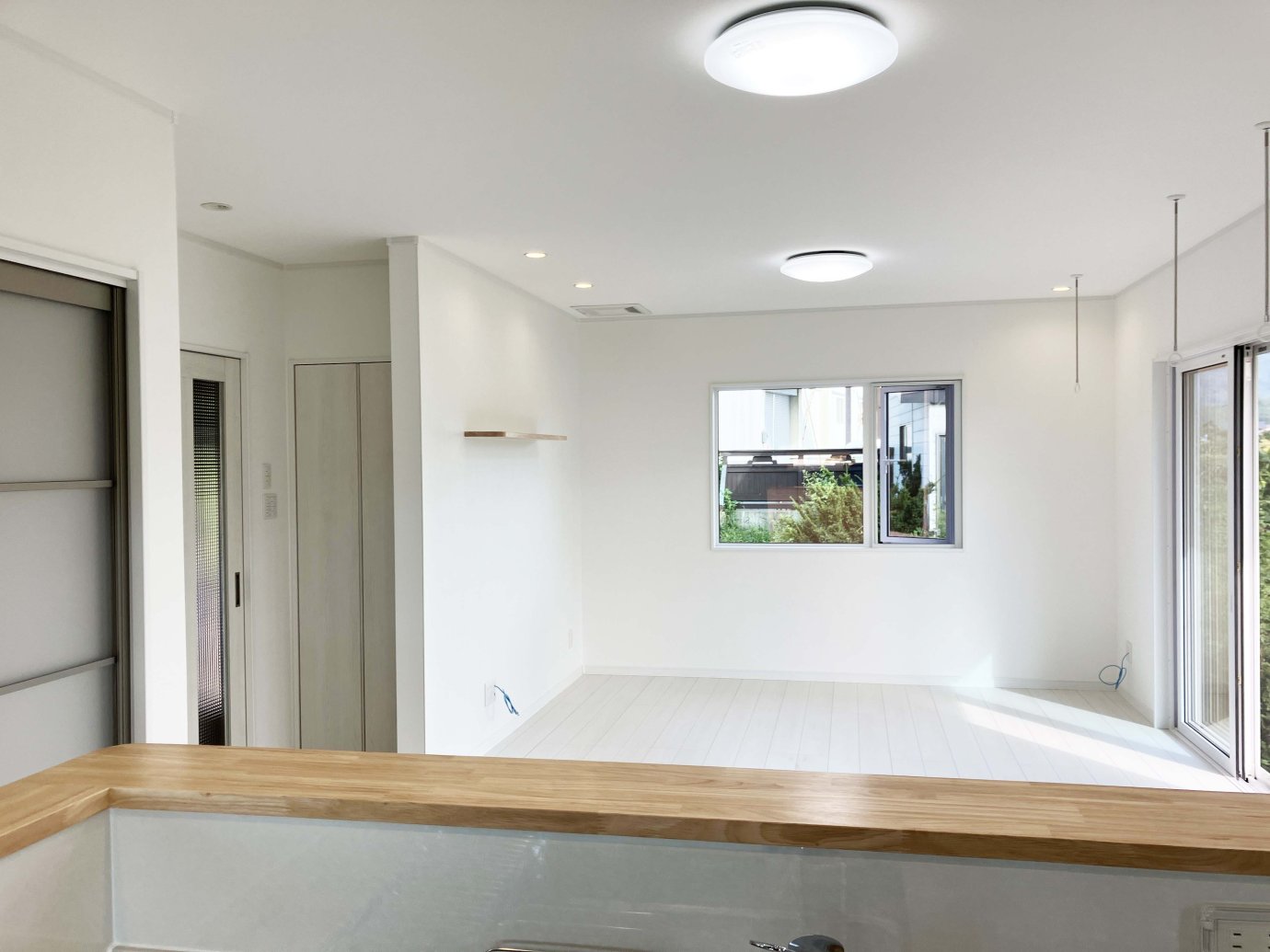 和室を広々LDKへ、キッチンを子ども部屋へ転換。