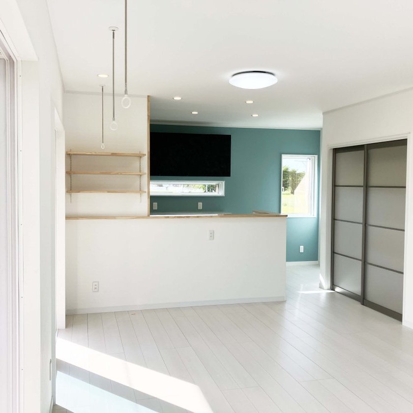 和室を広々LDKへ、キッチンを子ども部屋へ転換。